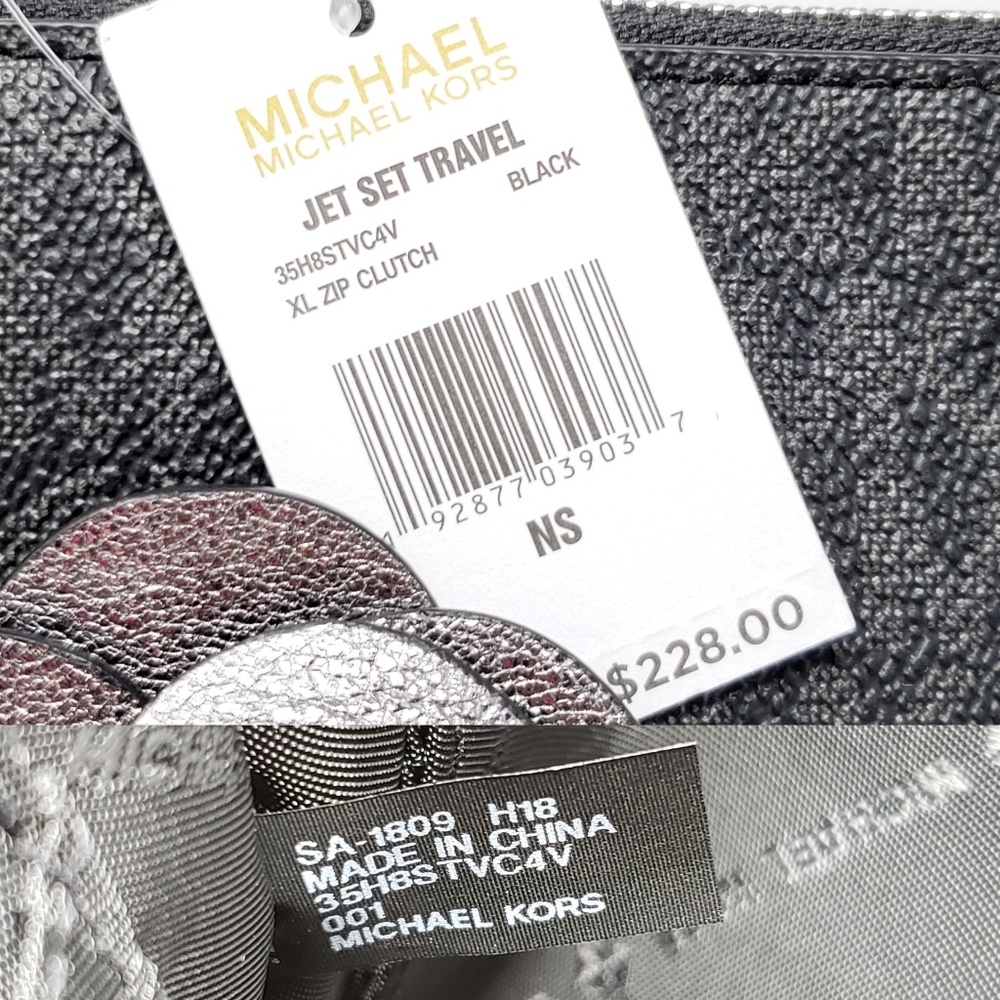 Michael Kors Jet Set Tote Set Black - Picture 7 of 8